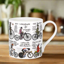 Picture Maps History of Cycling Mug 350 ml