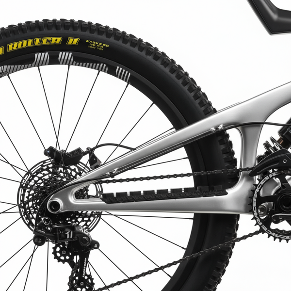 Protettore Telaio Bici Pro-rider – Neoprene Bianco Per Chain Stay E Forcella (Shimano Compatibile)