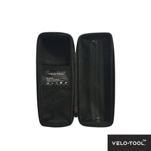 Black tool case with Velotool branding on a white background