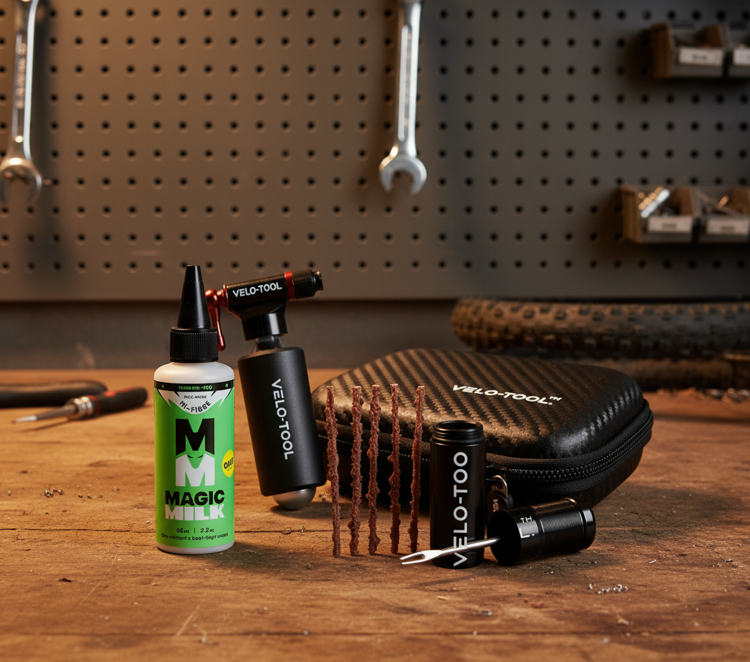 Tubeless Tyre Repair Kit for Road and Trail Rides
