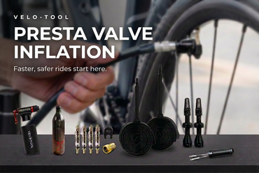 Presta Valve Inflation for Faster, Safer Rides