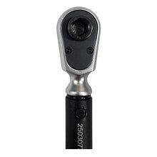 Black and silver ratchet tool on a white background