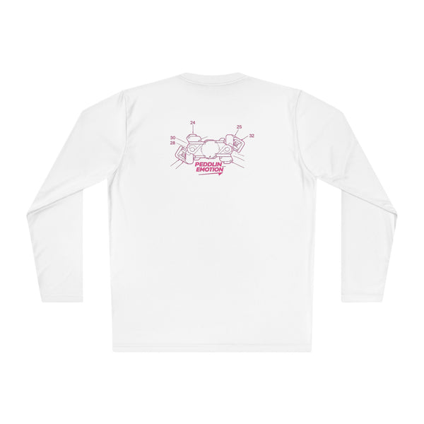 ‘Peddlin Emotion’ Le Chappers Merch Long Sleeve Tee — Le Chappers Merch MTB & Gravel Casual cycling