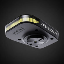Ravemen front light showing garmin type mount underneath the light