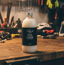 Bottle of Velo 21 Matt Frame Cleaner on a white background