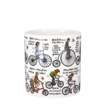 Picture Maps history of Cycling Mug