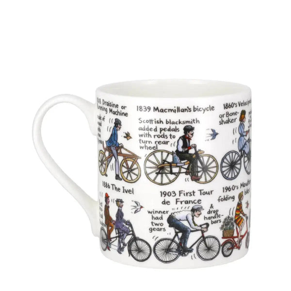 Picture Maps History of Cycling Mug 350 ml