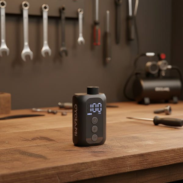 A5s Mini Electric Bike Pump - Ultra-Compact Rechargeable Inflator Velo-Tool