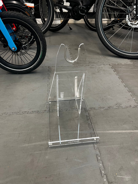 Elevate Your Bike Display with Transparent Stand
