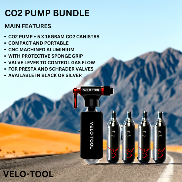 CO2 Pump Bundle with 5 cartridges