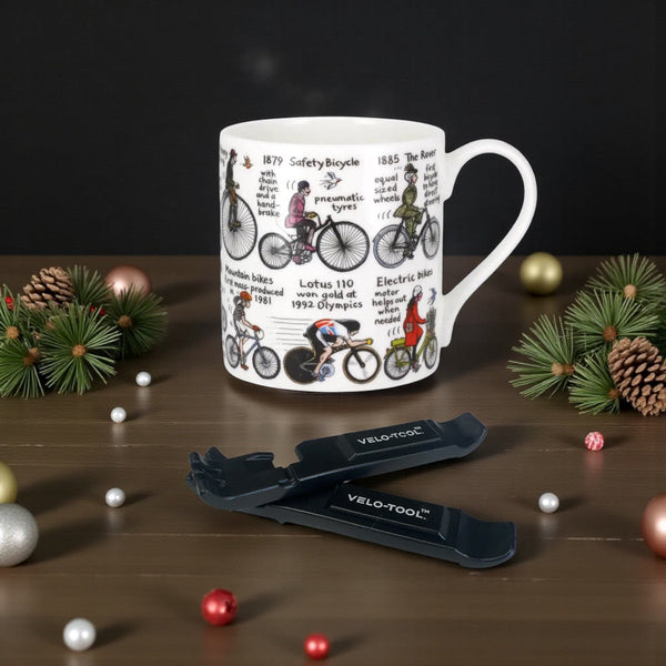 History of Cycling - Premium Bone China Gift set. Bone China