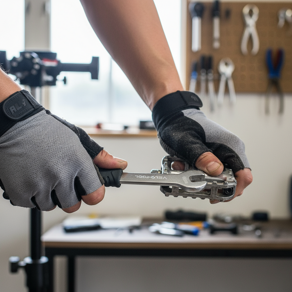 Professional Pedal Wrench - 15mm Heavy-Duty Spanner Tool Velo-Tool