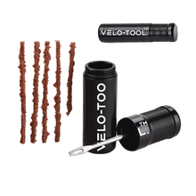 Velo-Tool tubeless tire repait tool on a white background