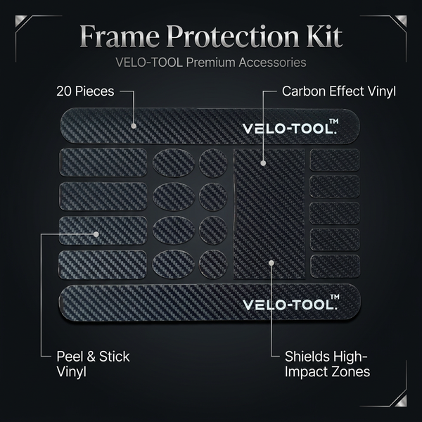 Frame Protection Kit infographic for the frame protection stickers