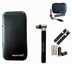 Professional Essentials Carry Case Bundle - Complete Cycling Emergency Kit Velo-Tool