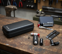 Professional Essentials Carry Case Bundle - Complete Cycling Emergency Kit Velo-Tool