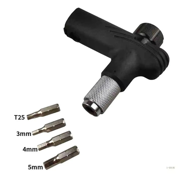 Mini Adjustable Torque Driver wrench 4/5/6/Nm + carbon look case Velo-Tool