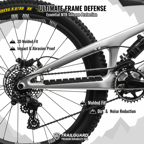 MTB Chain Stay Frame Guard Infographic