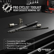Rear Cassette Removal Tool Kit Infographic